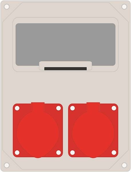 Rozdzielnica MIKO-8modułowa 32/4 + 16/4 IP44