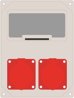 Rozdzielnica MIKO-8modułowa 32/5 + 16/5 IP44