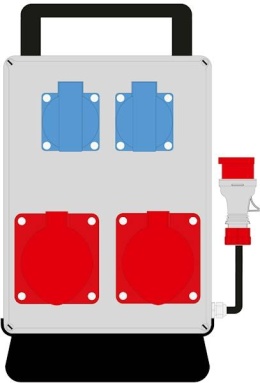 Rozdzielnica MaxiELO we:32/5 wy:2x32/5 2x230V IP44