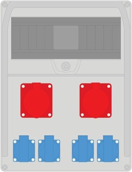 Rozdzielnica PRYMA 13M 2x32/5 + 4x230V IP44