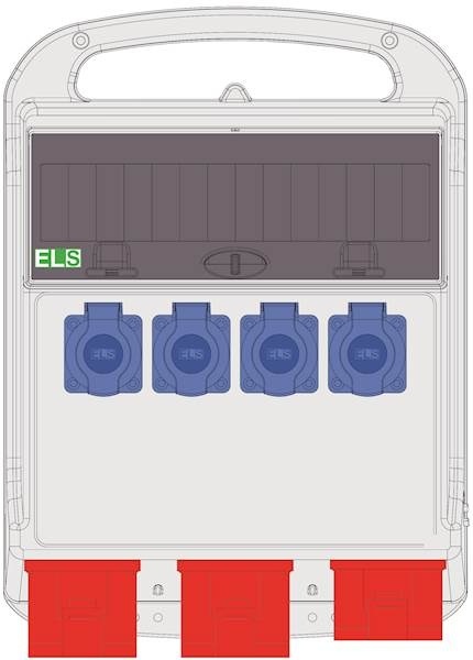 Rozdzielnica PRYMA 14M wej.32/4 wyj.32/4 + 16/4 + 4x230V IP44