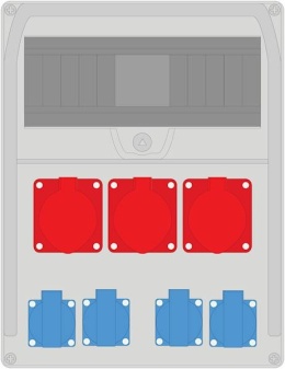 Rozdzielnica PRYMA 3x32/4 + 4x230V IP44