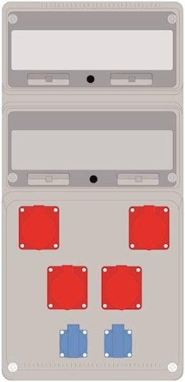 Rozdzielnica PRYMA 32M 3x32/4 + 16/4 + 4x230V IP44