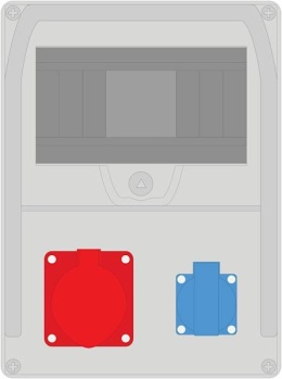 Rozdzielnica PRYMA 9M 16/4 + 1x230V IP44