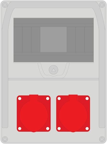 Rozdzielnica PRYMA 9M 2x32/4 IP44