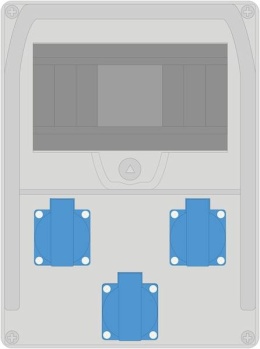 Rozdzielnica PRYMA 9M 3x230V IP44
