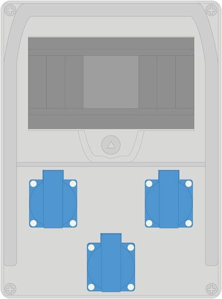 Rozdzielnica PRYMA 9M 3x230V IP44
