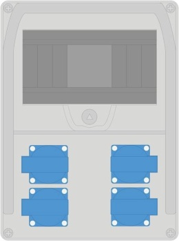 Rozdzielnica PRYMA 9M 4x230V IP44