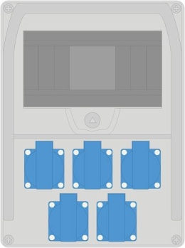 Rozdzielnica PRYMA 9M 5x230V IP44