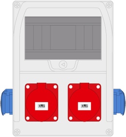 Rozdzielnica PRYMA 9M2x32/4 + 2x230V boczne IP44