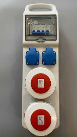 Rozdzielnica Przenośna 2×230 V + 2×32 A